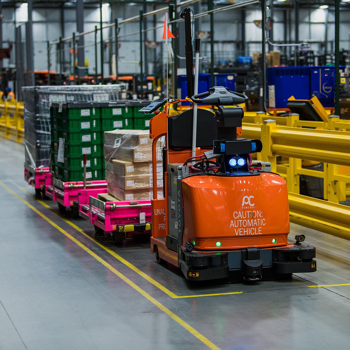 Automotive Core Tow Tractor AGV Transport